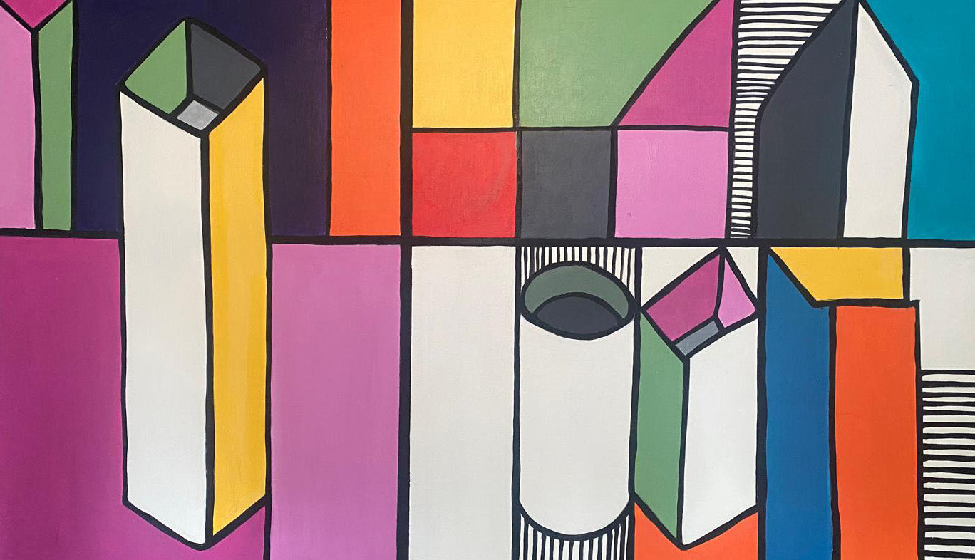 Abstract Acrylic Painting