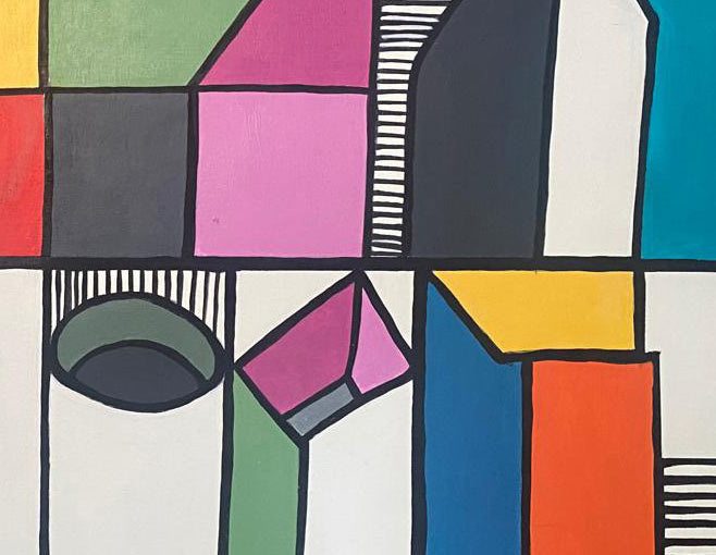 Abstract Acrylic Painting