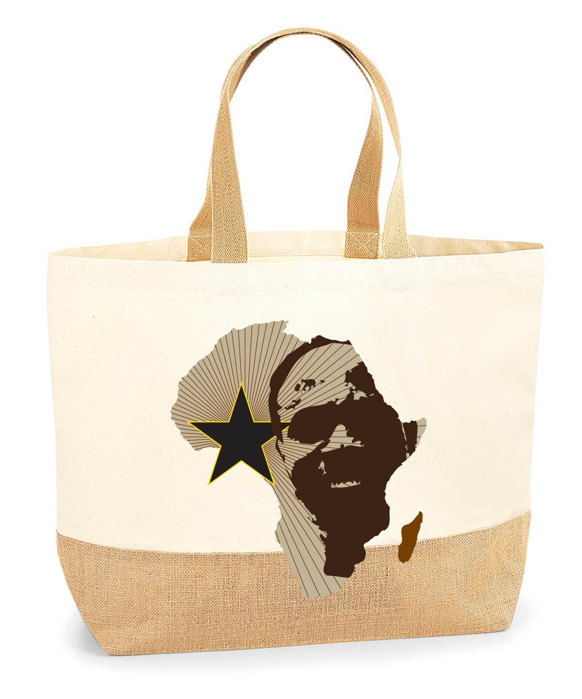 Black Star Shopper Bag