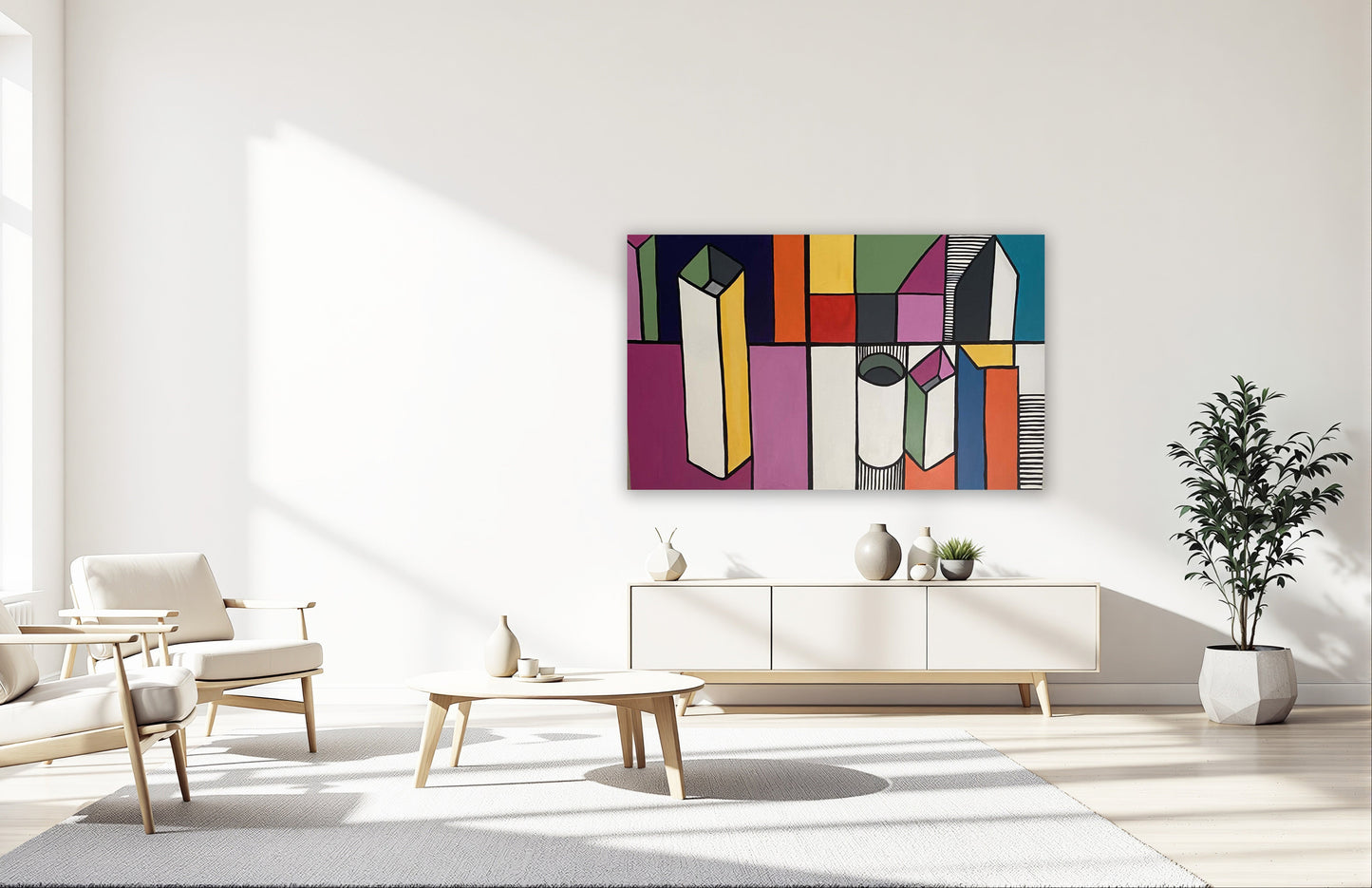 Abstract Acrylic Painting