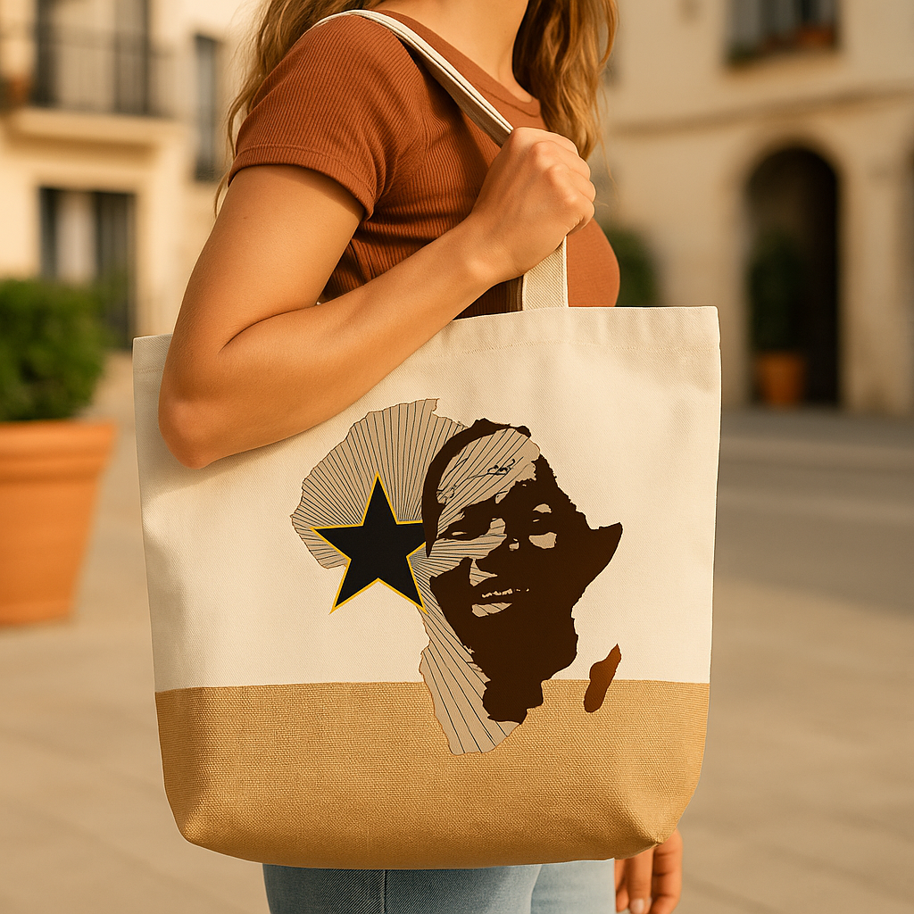 Black Star Shopper Bag