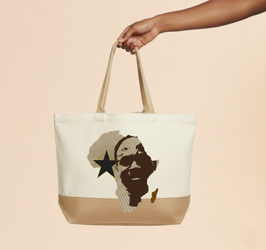 Black Star Shopper Bag